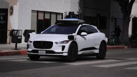 Man who tried to take over self-driving taxi taken into custody in downtown L.A., police say