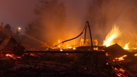 Burning embers flews miles, brought mass destruction