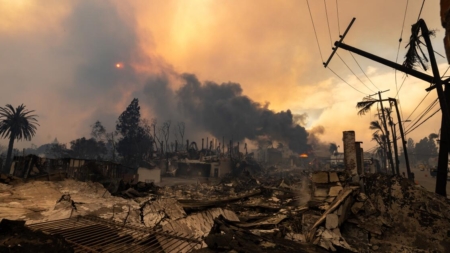 Faults on power grid skyrocketed in hours before L.A. firestorm began