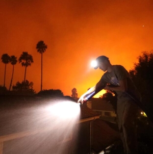 ‘This is our house’: Mom and son fought off Palisades fire with pump, hose and pool water