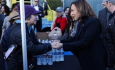 Former Vice President Kamala Harris’ first stop in California: Altadena fire zone