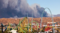 ‘It’s hard to go to work when you’re worried your house could burn down.’ Fleeing flames in fire-weary SoCal