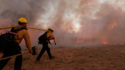 New fires erupt around L.A. County as dangerous fire weather continues