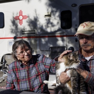 ‘This is the home we have left’: Fire victims face deadline to leave RV park