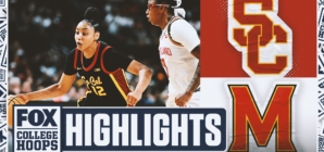 No. 4 USC Trojans vs. No. 8 Maryland Terrapins Highlights | FOX College Women’s Hoops