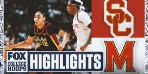 No. 4 USC Trojans vs. No. 8 Maryland Terrapins Highlights | FOX College Women’s Hoops