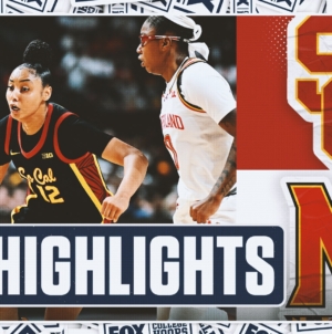 No. 4 USC Trojans vs. No. 8 Maryland Terrapins Highlights | FOX College Women’s Hoops