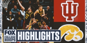 Indiana Hoosiers vs. Iowa Hawkeyes Highlights | FOX College Hoops