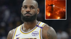 Map Shows LeBron James’ Home Surrounded by Los Angeles Fires