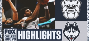 Butler Bulldogs vs. No. 19 UConn Huskies Highlights | FOX College Hoops