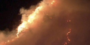 Sepulveda fire: Evacuations, road closure