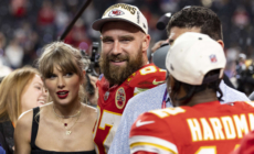 Taylor Swift warns Travis Kelce to behave before Super Bowl