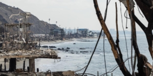 Stretch of L.A. County beaches closed indefinitely due to fire debris