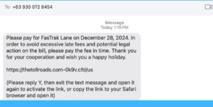 Fake toll road texts sweep America as Chinese scammers target US drivers