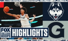 Alex Karaban scores 19 as No. 9 UConn surges past Georgetown, 68-60