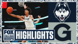 Alex Karaban scores 19 as No. 9 UConn surges past Georgetown, 68-60