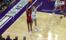 Ace Bailey sinks corner 3-pointer as Rutgers take 43-35 lead over Northwestern at halftime