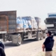 Aid trucks cross into Gaza after Israel-Hamas ceasefire