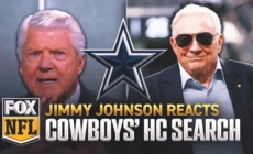 Jimmy Johnson REACTS to Cowboys’ head coaching search | NFL on FOX