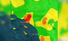 Map Shows the Air Quality of the Los Angeles as Officials Struggle to Contain Fires