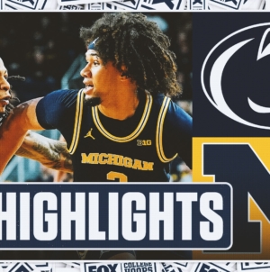 Penn State Nittany Lions vs. Michigan Wolverines Highlights | FOX College Hoops