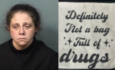 Woman with ‘definitely not a bag full of drugs’ tote arrested for drug possession