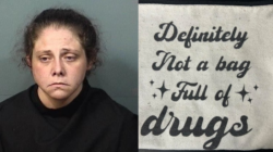 Woman with ‘definitely not a bag full of drugs’ tote arrested for drug possession