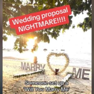 Lavish Beach Marriage Proposal Creates ‘Nightmare’ for Vacationing Couples