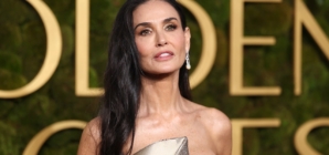 Demi Moore wins first Golden Globe