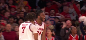 Zuby Ejiofor scores plus a foul and extends St. John's lead over Xavier in overtime