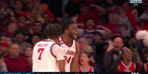 Zuby Ejiofor scores plus a foul and extends St. John's lead over Xavier in overtime