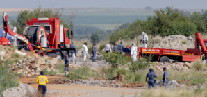 Video shows trapped miners underground in South African gold mine