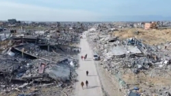 NBC News drone video captures devastation in Rafah as displaced Palestinians return