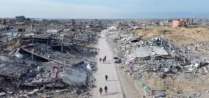 NBC News drone video captures devastation in Rafah as displaced Palestinians return