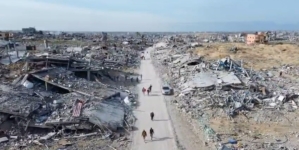 NBC News drone video captures devastation in Rafah as displaced Palestinians return