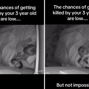 Dad Starts Snoring in the Night, 3-Year-Old Knows What to Do