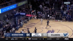 Georgetown defeats Villanova after making crucial stop on Eric Dixon's near game-winning shot