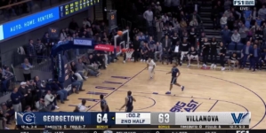 Georgetown defeats Villanova after making crucial stop on Eric Dixon's near game-winning shot