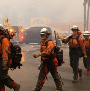 Among those fighting the Los Angeles wildfires: Prison inmates