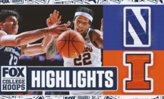 Northwestern Wildcats vs. No. 17 Illinois Fighting Illini Highlights | FOX College Hoops