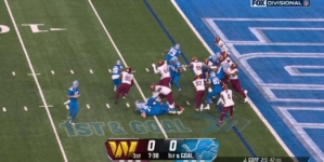 Lions force fourth down stop, leading to a Jahmyr Gibbs TD to take early lead. vs. Commanders | NFL Highlights