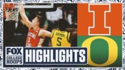 No. 22 Illinois Fighting Illini vs. No. 9 Oregon Ducks Highlights | FOX College Hoops