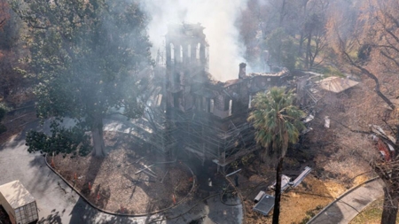 California man arrested on suspicion of arson in Bidwell Mansion fire
