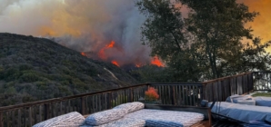 He was the first to report the Palisades fire. He’s still battling to save his home