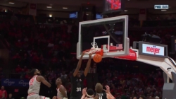 Xavier Booker slams down ferocious two-handed dunk to seal Michigan State's 69-62 victory over Ohio State