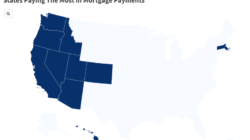 Map Shows the States Paying the Most in Mortgage Payments