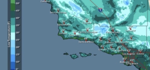 L.A. County overnight temperatures plummet; NWS warns of hypothermia risk