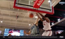 St. John's Zuby Ejiofor THROWS DOWN A VICIOUS DUNK vs. Butler