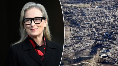 Meryl Streep cut a ‘car-size hole’ in her neighbor’s fence to escape Palisades Fire