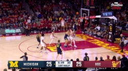 Michigan's Rubin Jones throws down a NASTY putback jam vs. USC